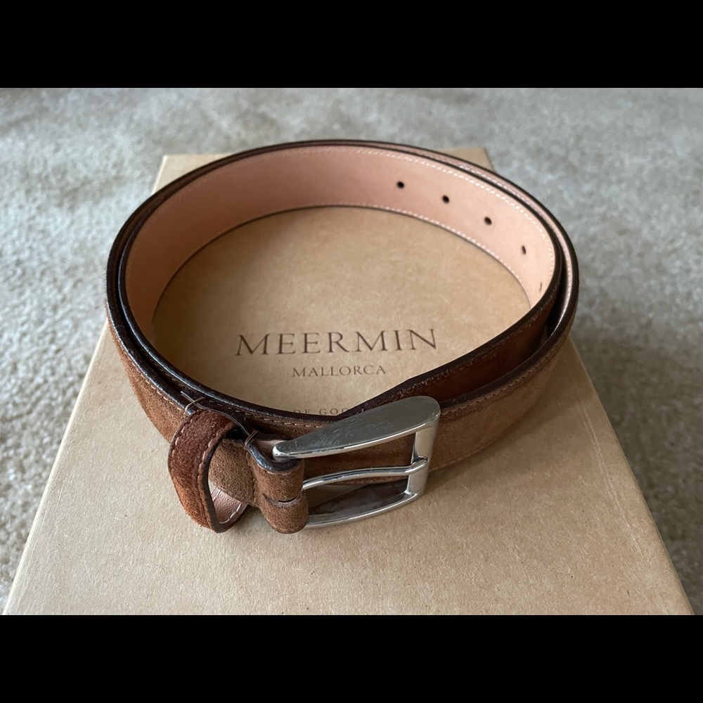 Meermin Snuff Suede Belt